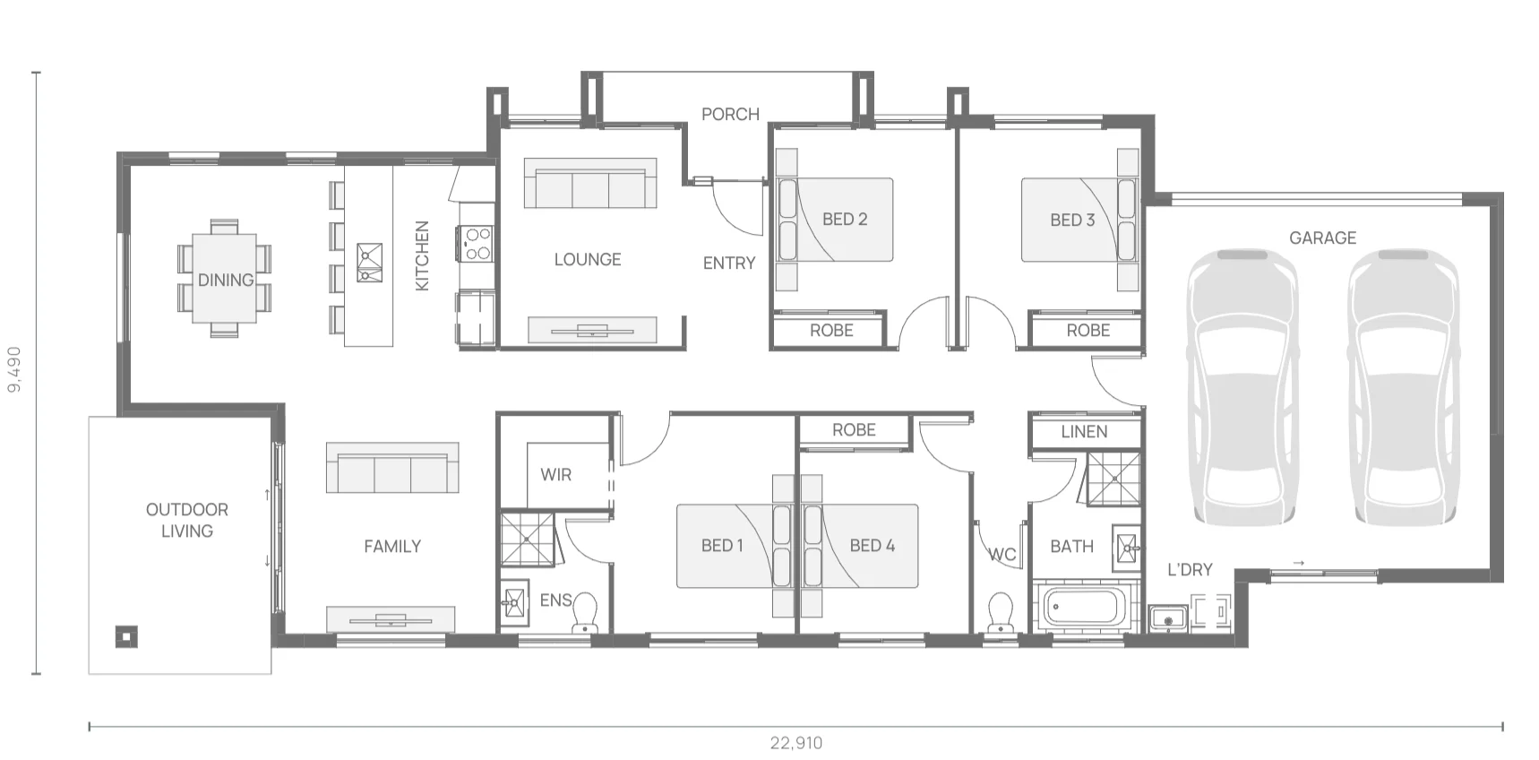 Morayfield indicative floor plan 1