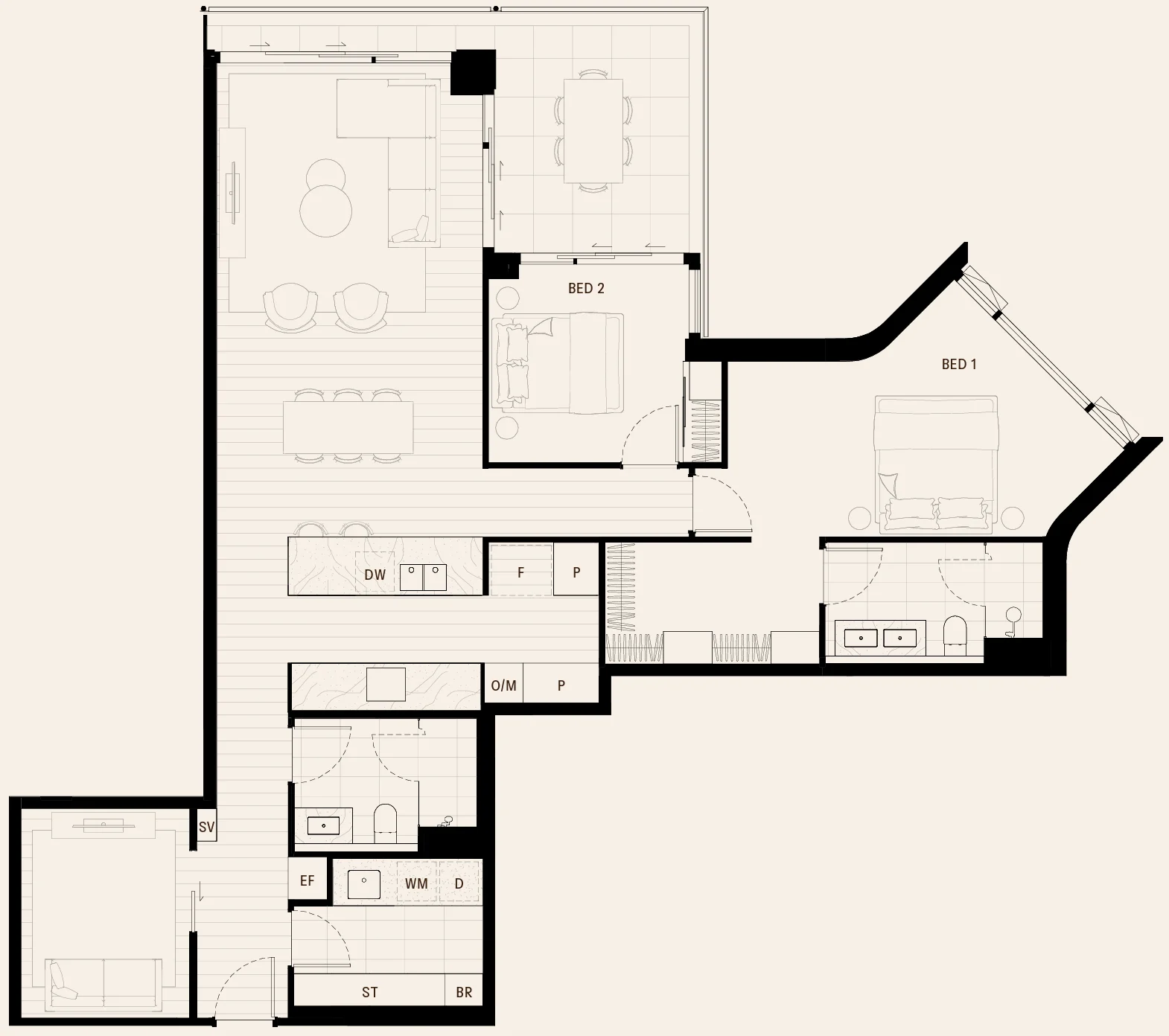 West End indicative floor plan 2