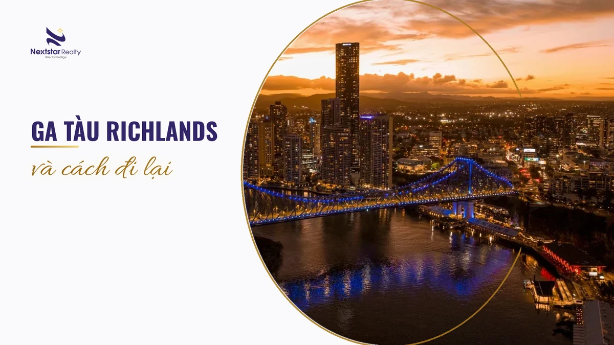 Đi lại bằng tàu khi mua nhà ở Richlands