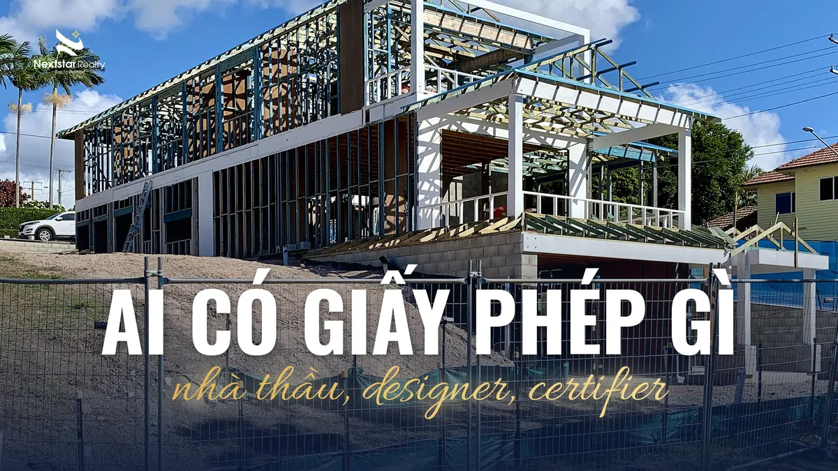 Giấy phép nhà thầu và building certifier ở Queensland