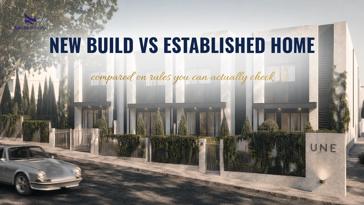 New build vs established home compared against Queensland building standards