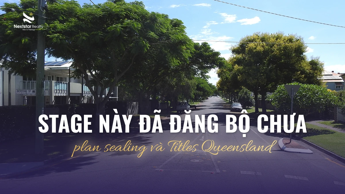 Stage đất nền đã đăng bộ trong khu đất mới quanh Brisbane